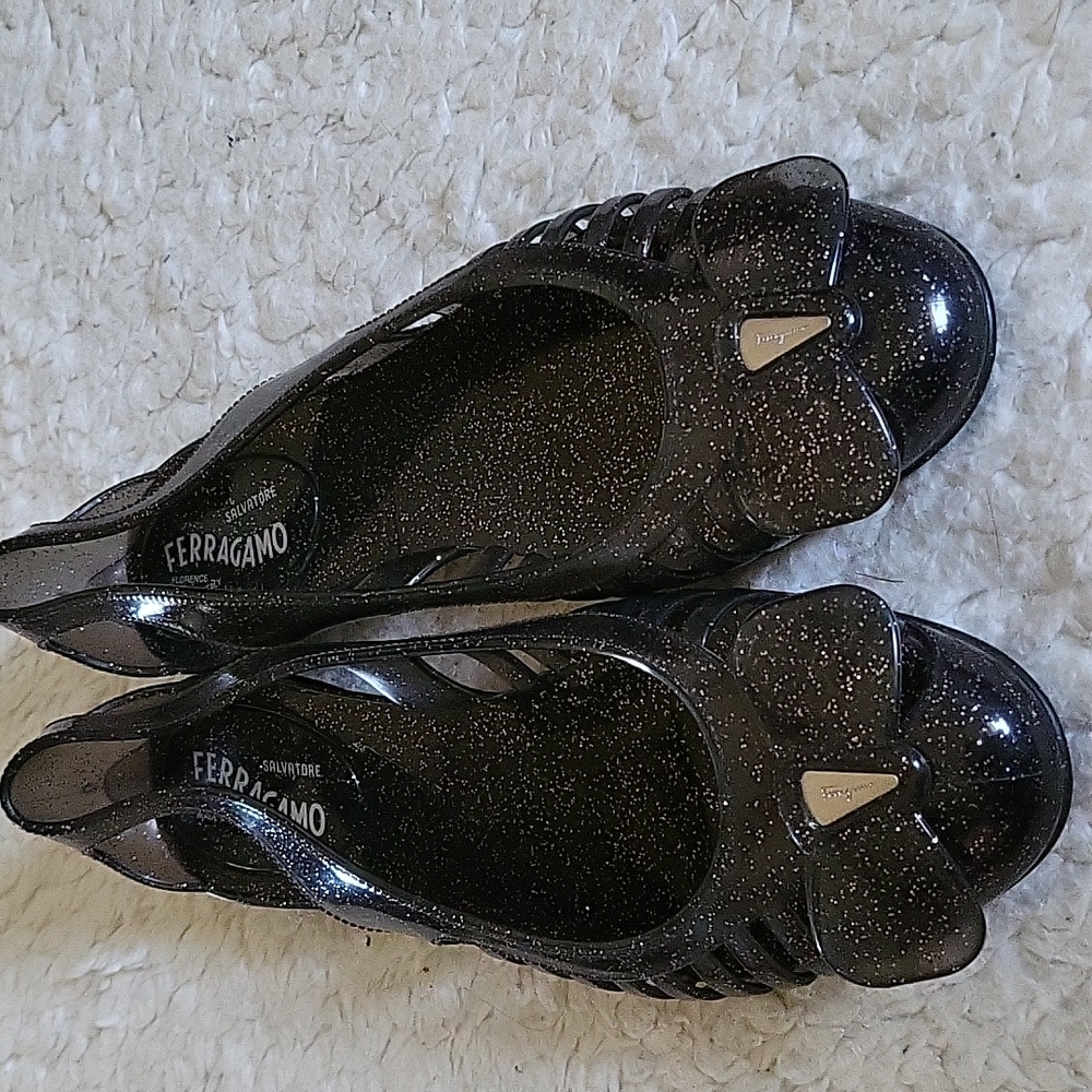 Salvatore Ferragamo jelly flats